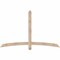 Ekena Millwork Bellingham Smooth Timber Gable Bracket, Douglas Fir, 72"W x 45"H x 3 1/2"D x 3 1/2"F, 15/12 Pitch GBW072X45X0404BEL00SDF - alternate 1